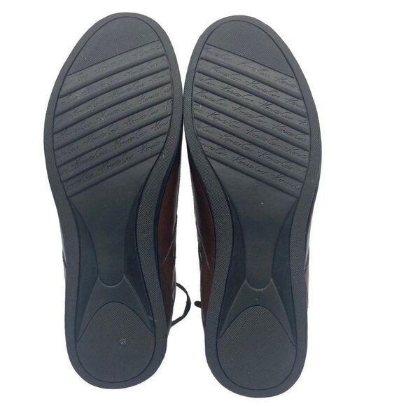 Kenneth Cole License Plate Leather Shoes Brown Size 11 - Picture 10 of 12